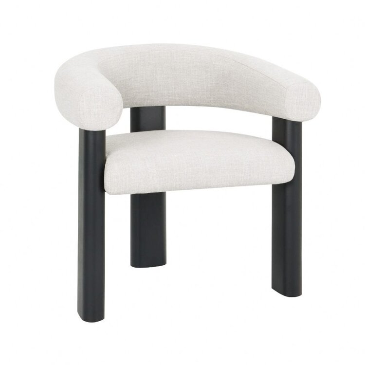 Sessel Naomi Leinen off white