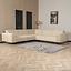 Ecksofa Vegas Samt beige links/rechts