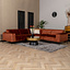 Ecksofa Vegas Samt kupfer links/rechts