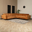 Ecksofa Vegas Samt ockergelb links/rechts
