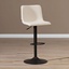 Barhocker Eva off white recycelter Stoff 60 - 76 cm