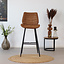 Barhocker Microfaser Morris cognac 71 cm