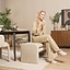 Esszimmerbank Lux taupe Leo-print 100 cm
