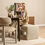 Esszimmerbank Neil Bouclé taupe 100 cm