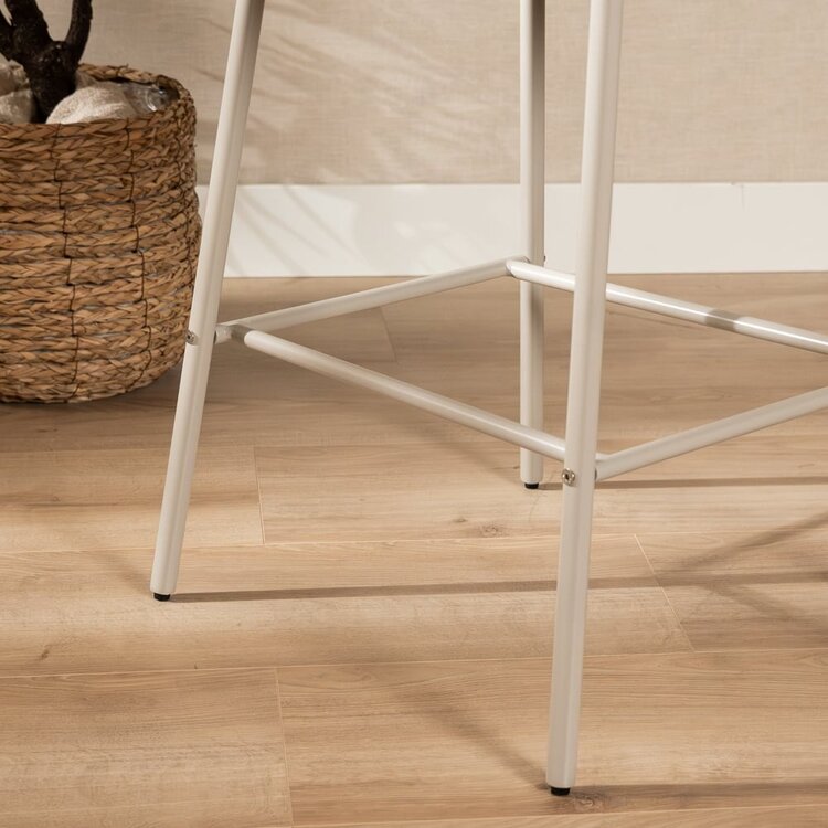 Barhocker Milo Chenille beige/taupe 70 cm