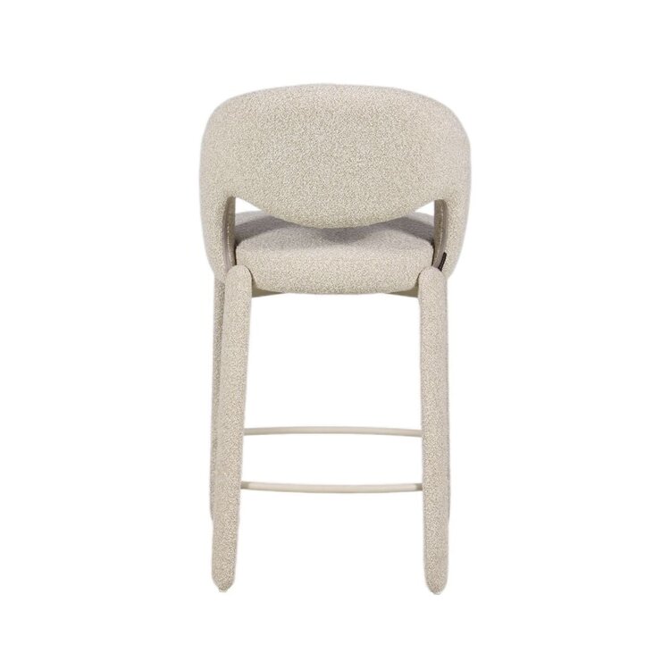 Barhocker June Bouclé taupe 70 cm