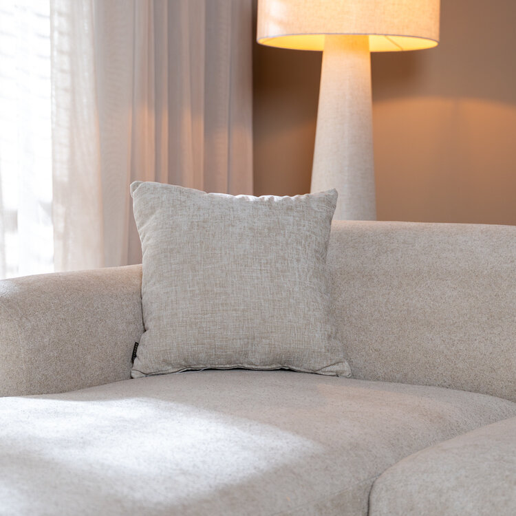 Kissen Evi Chenille sand 45 x 45