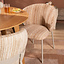 Esszimmerstuhl Milo Chenille beige/pink