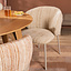 Esszimmerstuhl Milo Chenille beige/taupe