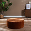 Hocker Chloe rund Chenille terrakotta ø100 cm