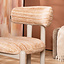 Esszimmerstuhl Bolt Chenille beige/pink