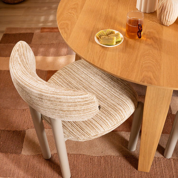 Esszimmerstuhl Bolt Chenille beige/taupe
