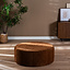 Hocker Elle rund Chenille kupfer ø100 cm