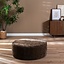 Hocker Elle rund Chenille mocha ø100 cm