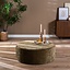 Hocker Elle rund Chenille olivgrün ø100 cm
