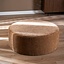 Hocker Elle rund Chenille peach ø100 cm