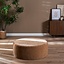 Hocker Elle rund Chenille peach ø100 cm