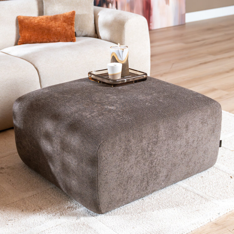 Hocker Maine Chenille braun