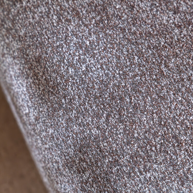 Hocker Maine Bouclé braun/grau