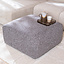 Hocker Maine Bouclé braun/grau