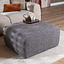 Hocker Maine Bouclé braun/grau