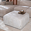 Hocker Maine Bouclé off white