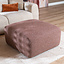 Hocker Maine Bouclé rot/rosa