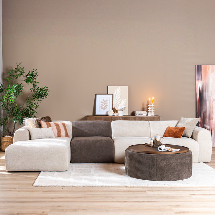 Sessel Maine Chenille braun