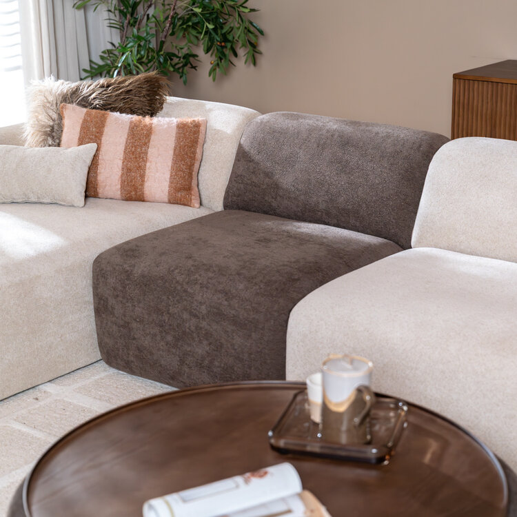 Sessel Maine Chenille braun