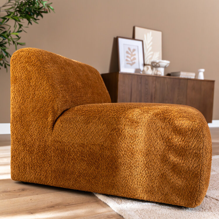 Sessel Maine Bouclé Terrakotta