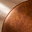 Hocker Kyla Eco-Leder rund cognac