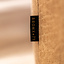 Hocker Kyla Eco-Leder rund beige