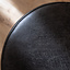 Hocker Kyla Eco-Leder rund anthrazit