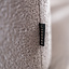 Hocker Juna Chenille Stoff weiß