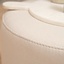 Hocker Hilda rund Stoff off white