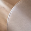 Hocker Hilda rund Stoff taupe