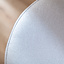 Hocker Hilda rund Stoff grau