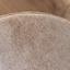 Hocker Myles Stoff rund taupe