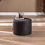 Hocker Kyla Eco-Leder rund anthrazit