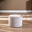 Bouclé Hocker Nora rund beige
