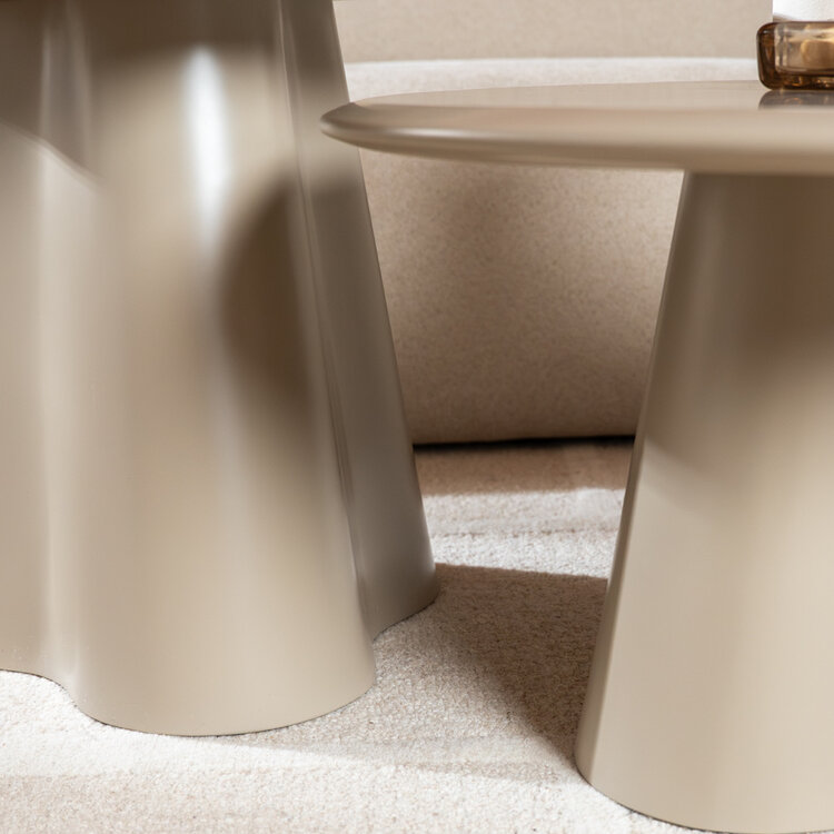Couchtisch Orion rund ø70 cm taupe