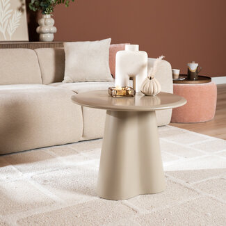 Beistelltisch Orion rund ø60 cm taupe