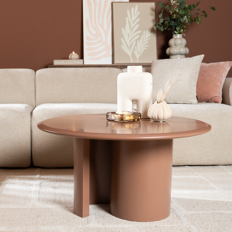 Couchtisch Nova rund ø80 cm Mocha Mousse