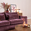 3-Sitzer Sofa Kyle Chenille paars