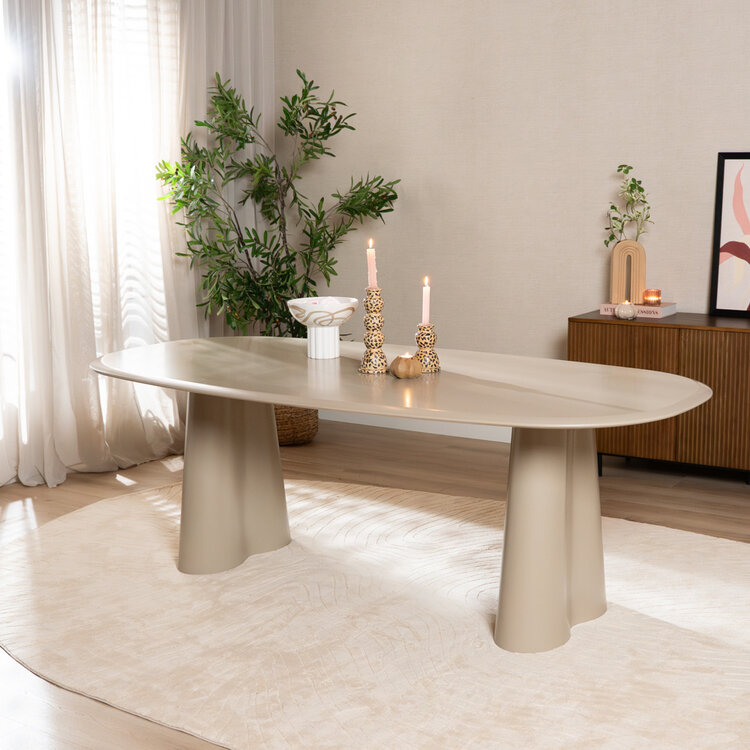 Esstisch Cosmo 220 x 110 cm taupe