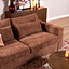 3-Sitzer Sofa Kyle Chenille rot