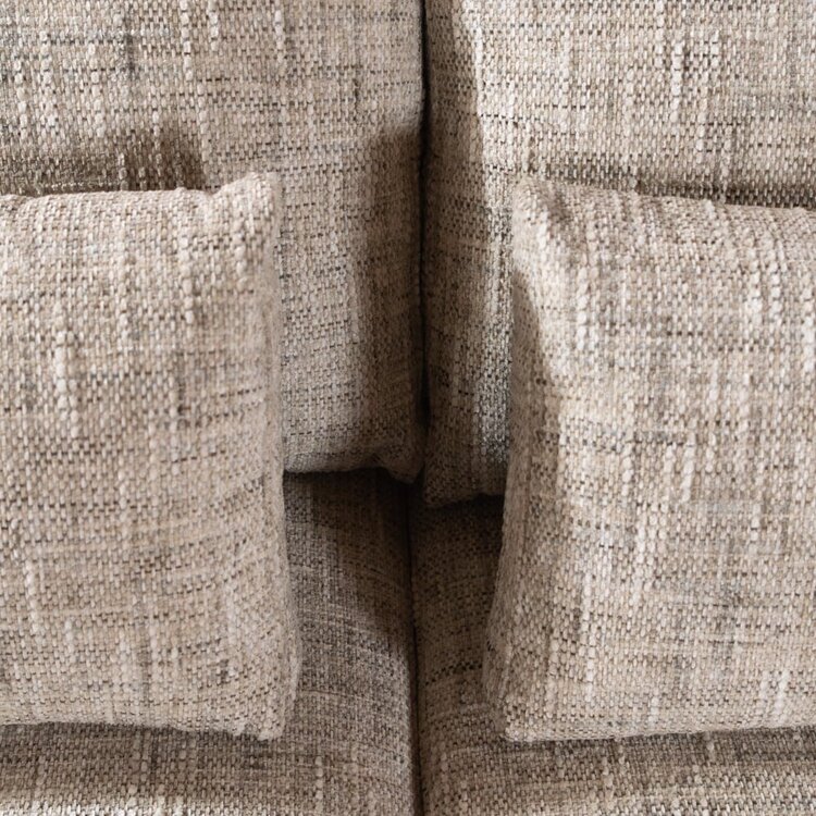 3-Sitzer Sofa Kyle Chenille sand grey