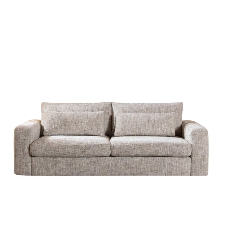 3-Sitzer Sofa Kyle Chenille sand grey