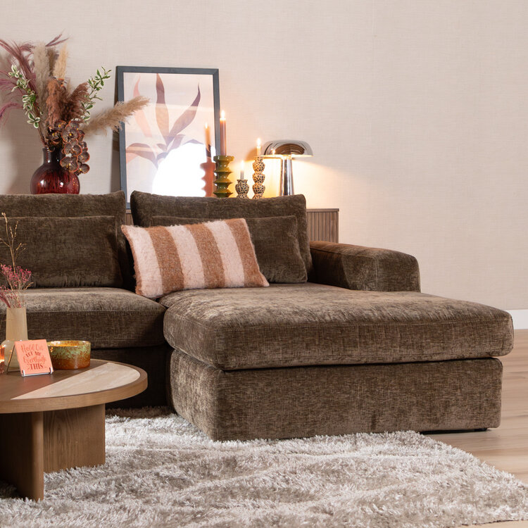 U-Sofa Kyle 6-Sitzer Chenille mocha