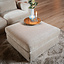 Hocker Kyle chenille sand